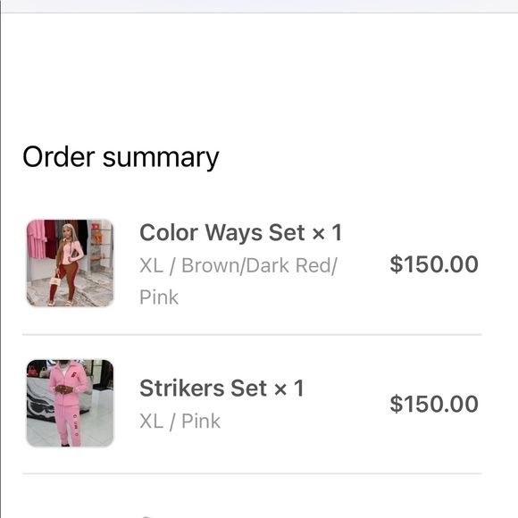 XL Pink Striker Set from Shop So Real by GSUWOO - Picture 3 of 3